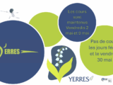 Cours de mai, un point sur nos dates
